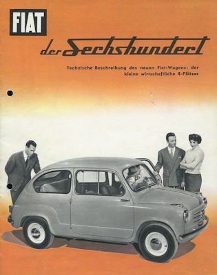 Fiat 600 brochure 1955