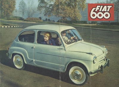 Fiat 600 brochure 1950s