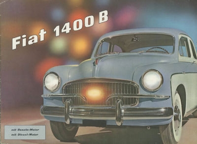 Fiat 1400 B Prospekt 1956