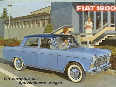 Fiat 1800 brochure ca. 1960