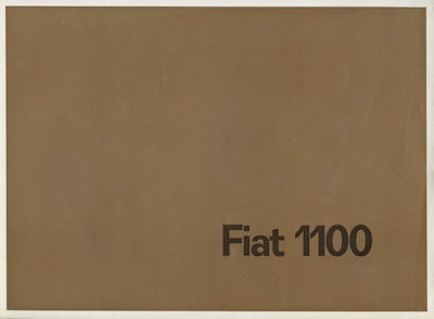 Fiat 1100 Prospekt ca. 1963