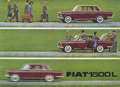 Fiat 1500 L Prospekt ca. 1965