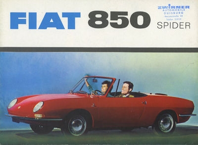 Fiat 850 Spider Prospekt 1966