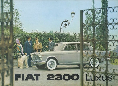 Fiat 2300 de Luxe Prospekt ca. 1966