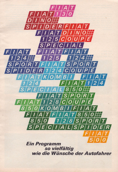 Fiat Programm 9.1970