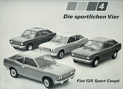 Fiat 128 Sport Coupé brochure 1972