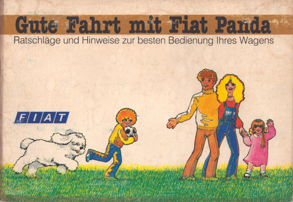 Fiat Panda Bedienungsanleitung 7.1980