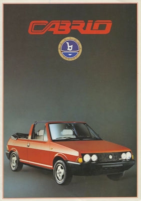 Fiat Ritmo Bertone Cabrio Prospekt 6.1983