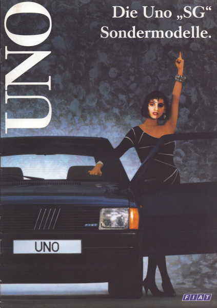 Fiat Uno SG Sondermodelle Prospekt 3.1989