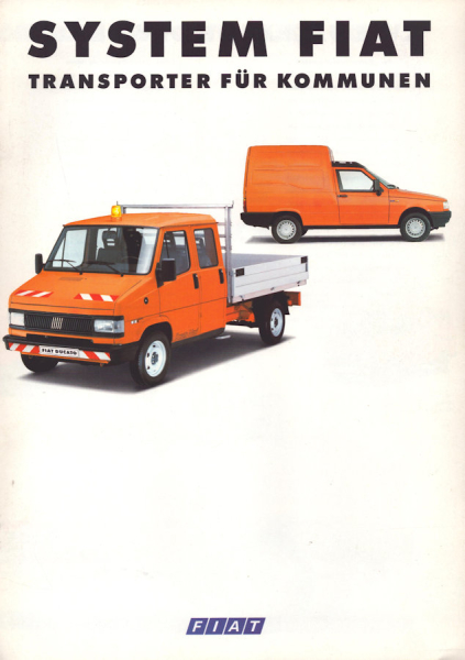 Fiat Fiorino und Ducato Prospekt 4.1992
