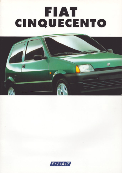 Fiat Cinquecento Prospekt 2.1994