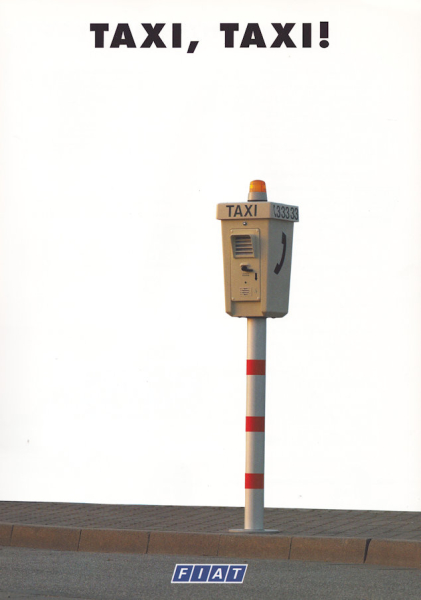 Fiat Tempra und Croma Taxi Prospekt 7.1994