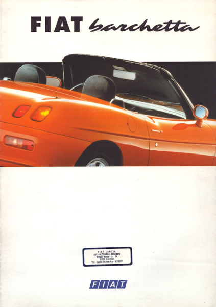 Fiat Barchetta Prospekt 3.1995
