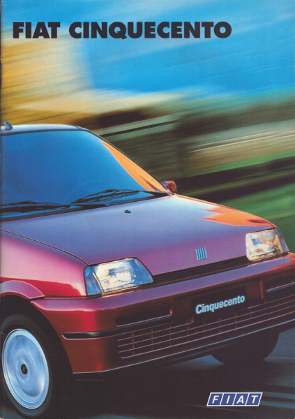 Fiat Cinquecento Prospekt 1.1996