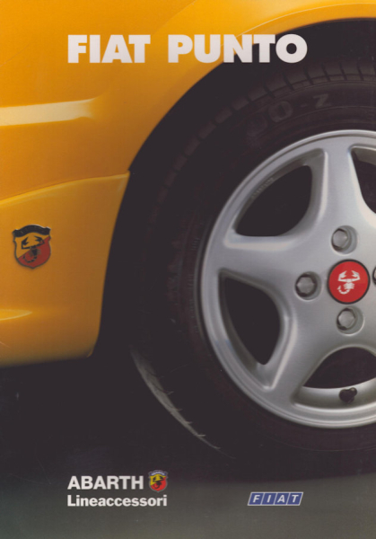 Fiat Punto Abarth Zubehör Prospekt 5.1996