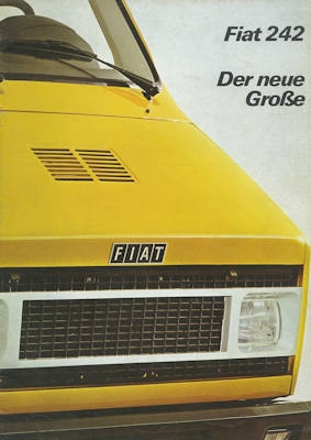 Fiat 242 brochure 8.1975