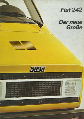 Fiat 242 Prospekt ca. 1977