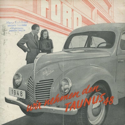 Ford Taunus brochure 1948