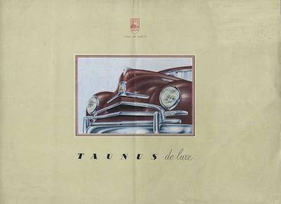 Ford Taunus de Luxe brochure ca. 1951