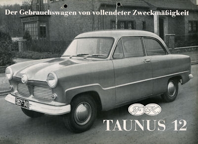 Ford Taunus 12 brochure 1953