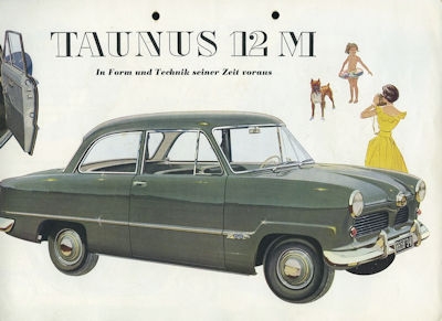 Ford Taunus 12 M brochure ca. 1953