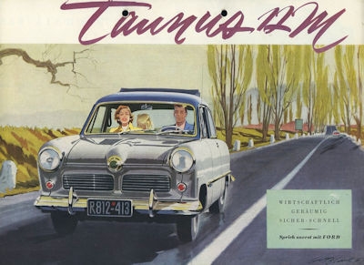 Ford Taunus 12 M brochure 5.1954