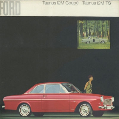 Ford Taunus 12 M Coupé Prospekt ca. 1964