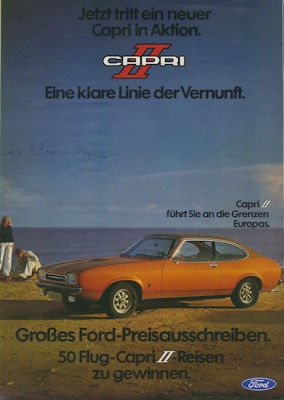 Ford Capri II brochure 3.1974