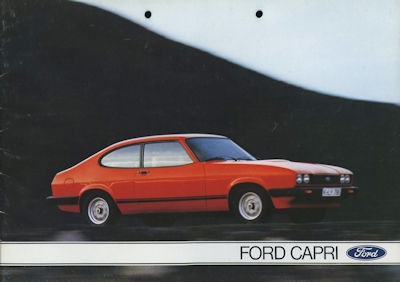 Ford Capri III brochure 5.1978