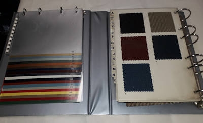 Ford Color and upholstery swatch book 1981