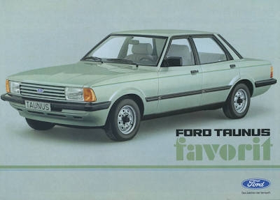 Ford Taunus Favorit Prospekt 8.1981
