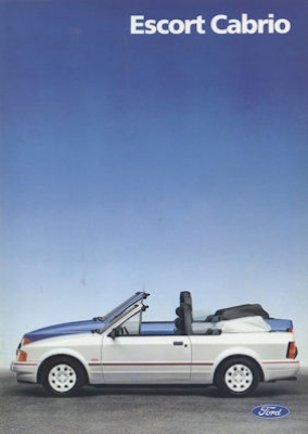 Ford Escort Cabrio Prospekt 2.1986