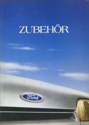 Ford Zubehör Prospekt 1980er Jahre