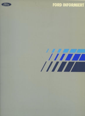 Ford Sierra Cosworth Pressemappe 3.1987