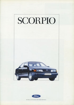 Ford Scorpio Prospekt 12.1986