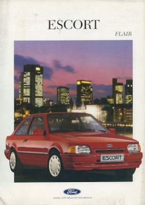 Ford Escort Flair Prospekt 10.1989