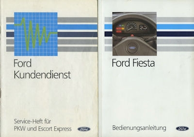 Ford Fiesta Bedienungsanleitung + Mappe 9.1990