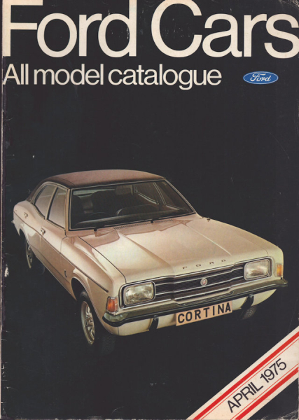 Ford Cars All model catalogue April 1975