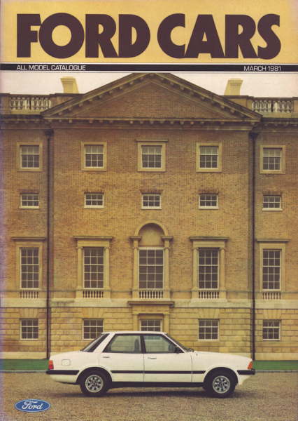 Ford Cars All model catalogue March 1981