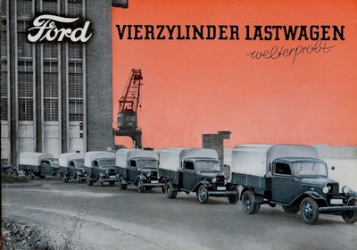 Ford 4 Zylinder lorries brochure 1930s