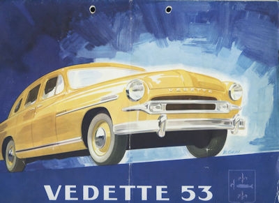 Ford Vedette brochure 1953