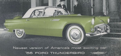 Ford Thunderbird brochure 1956