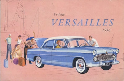 Ford (Simca) Vedette Versailles brochure 1956