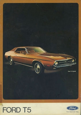 Ford T 5 Mustang brochure 1971