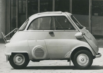 BMW Isetta Export 2 Fotos 1950er Jahre