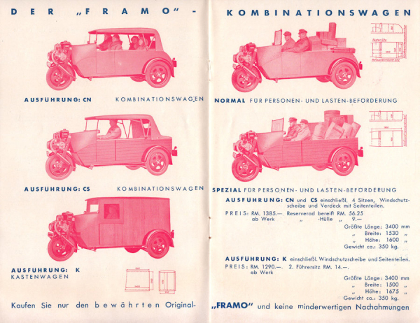 Framo Programm 4.1932