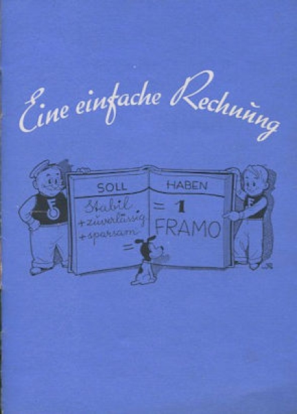 Framo Programm ca. 1939/40