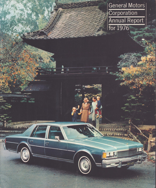 General Motors Annual Report 1976
