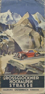 Grossglockner Hochalpenstrasse Prospekt 1930er Jahre