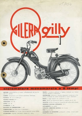 Gilera Gilly brochure ca. 1964